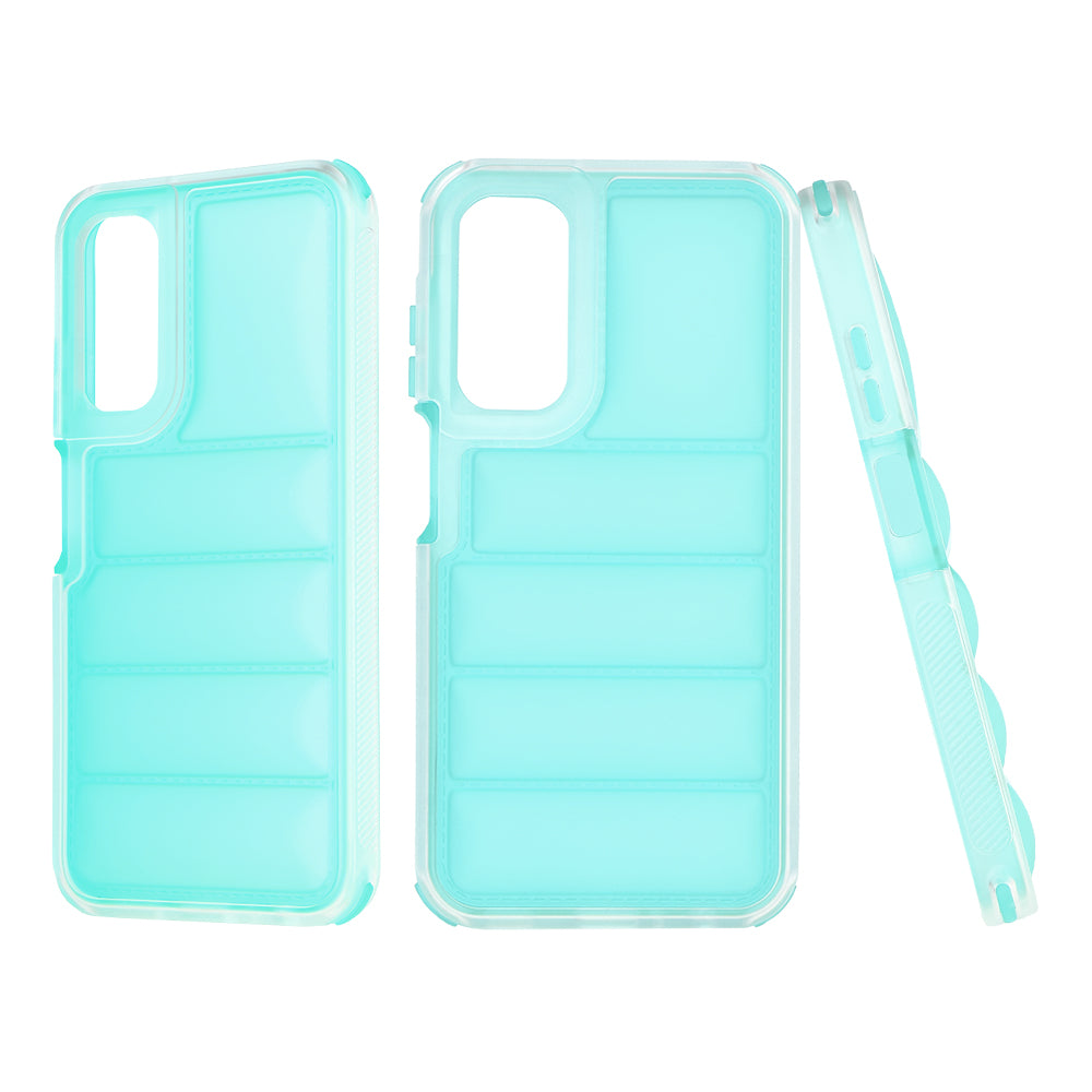 Case for Samsung Galaxy A25 A256, Techsuit, Wave Shield, Turquoise