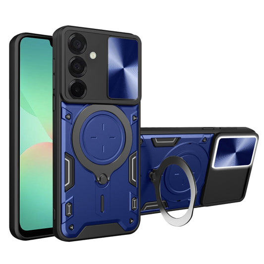 Etui na Samsung Galaxy A26 A266, Techsuit, CamGuard Pro, Niebieskie
