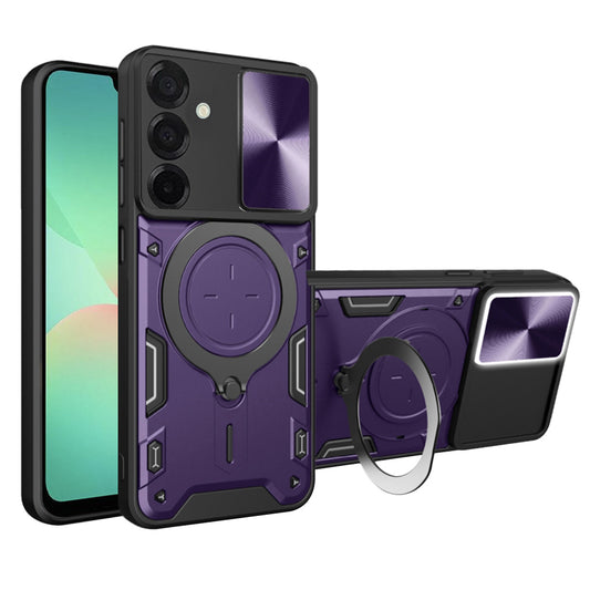 Etui na Samsung Galaxy A26 A266, Techsuit, CamGuard Pro, Fioletowy
