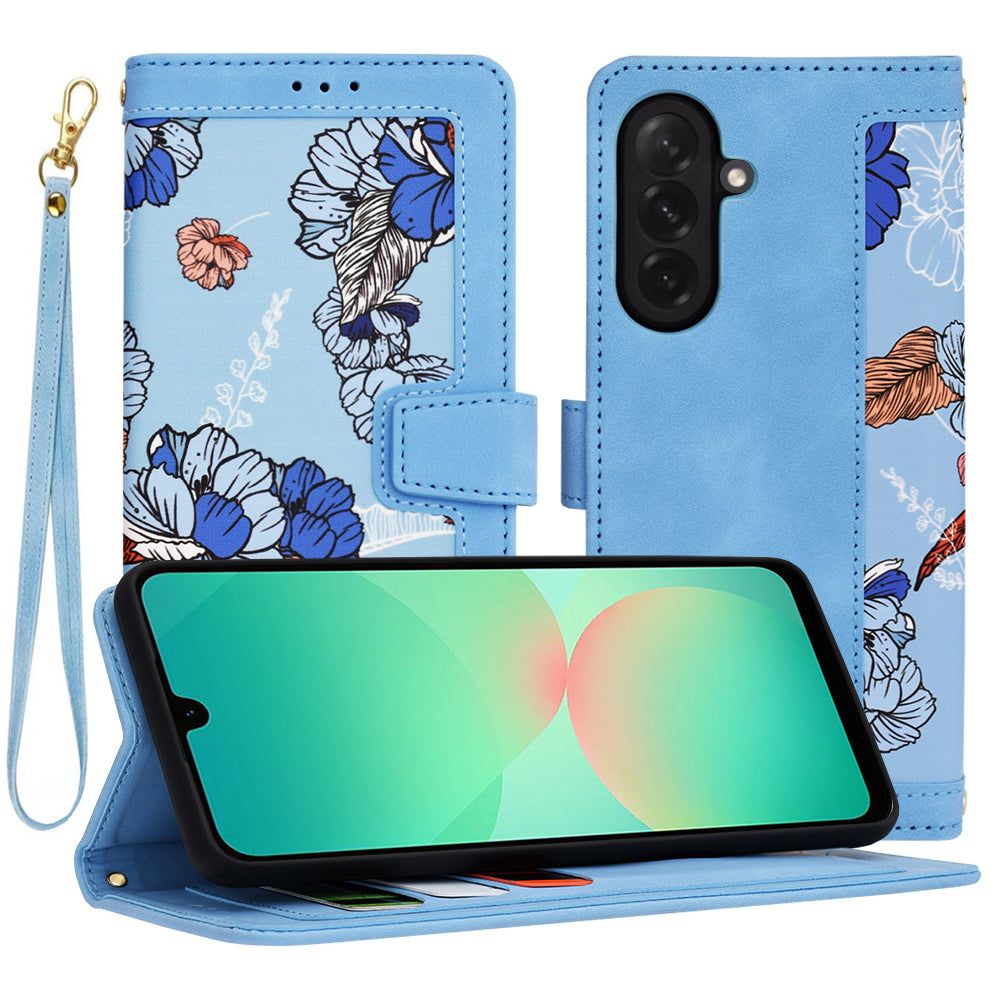 Etui na Samsung Galaxy A26 A266, Techsuit, FlipCraft, Niebieski