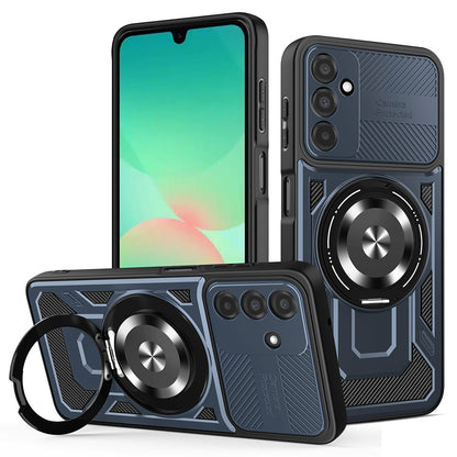Etui na Samsung Galaxy A26 A266, Techsuit, RuggedCam, Niebieskie