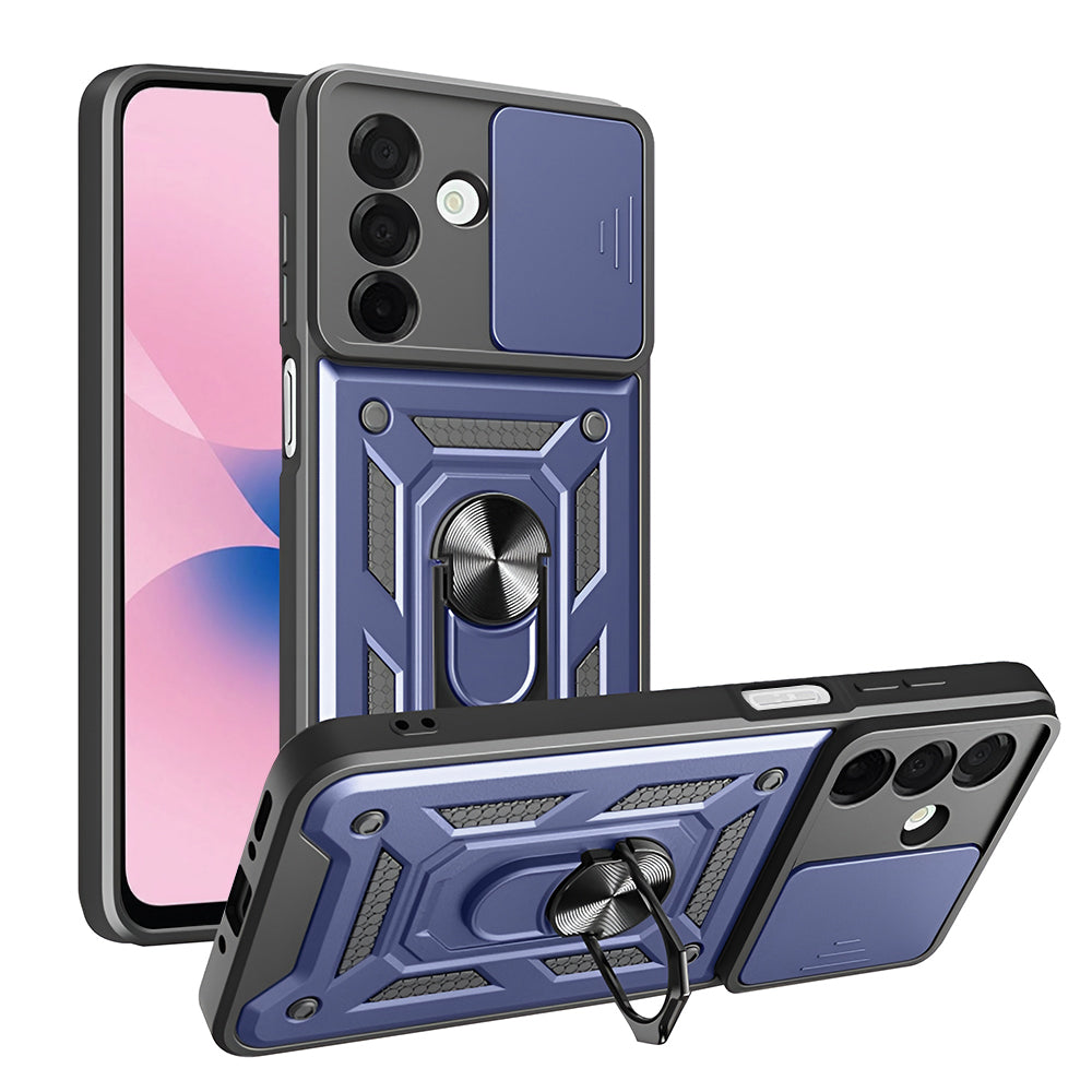 Etui na Samsung Galaxy A27 5G, Techsuit, CamShield, Niebieskie