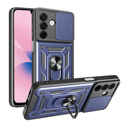 Etui na Samsung Galaxy A27 5G, Techsuit, CamShield, Niebieskie
