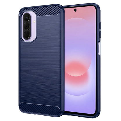 Etui na Samsung Galaxy A27 5G, Techsuit, Carbon, Niebieskie
