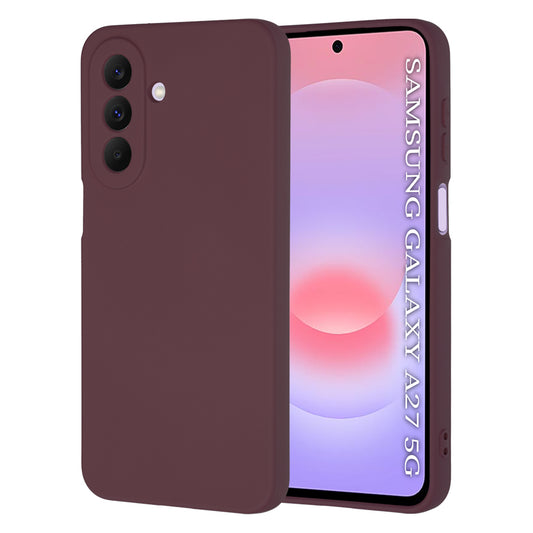 Etui na Samsung Galaxy A27 5G, Techsuit, SoftFlex, Wiśniowe