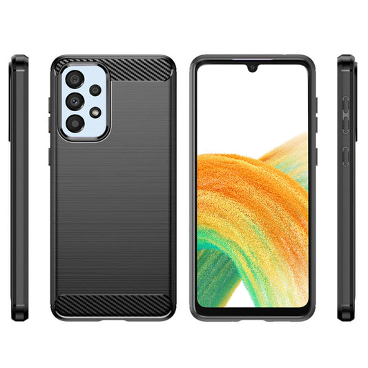 Etui na Samsung Galaxy A33 5G A336, Techsuit, Carbon, Czarny