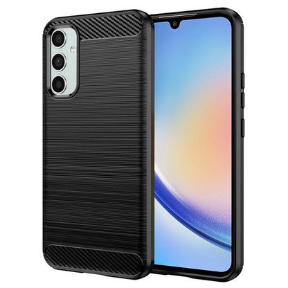 Case for Samsung Galaxy A34 A346, Techsuit, Carbon, Black