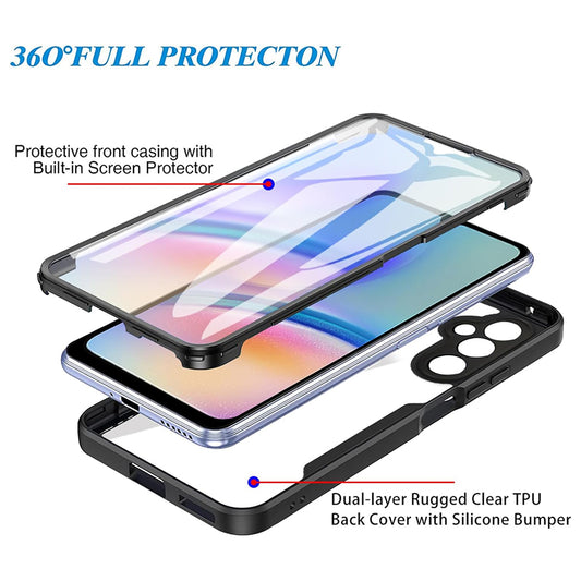 Etui na Samsung Galaxy A34 A346, Techsuit, ColorVerse 360, Niebieskie