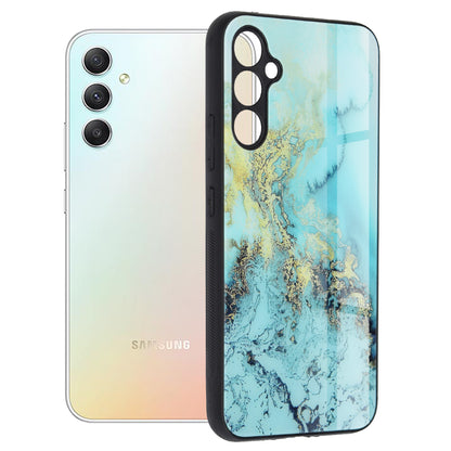 Etui na Samsung Galaxy A34 A346, Techsuit, Glaze, Bleu