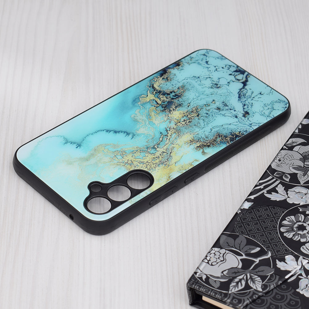 Etui na Samsung Galaxy A34 A346, Techsuit, Glaze, Bleu