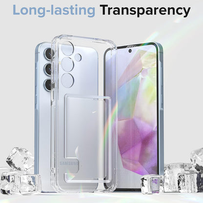 Etui na Samsung Galaxy A35 5G A356, Ringke, Fusion Card, Przezroczyste