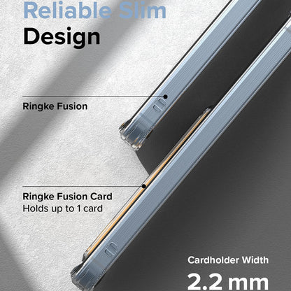 Etui na Samsung Galaxy A35 5G A356, Ringke, Fusion Card, Przezroczyste