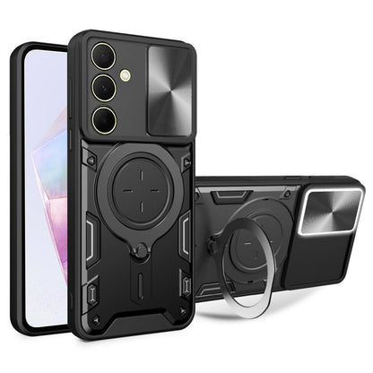 Etui na Samsung Galaxy A35 5G A356, Techsuit, CamGuard Pro, czarne