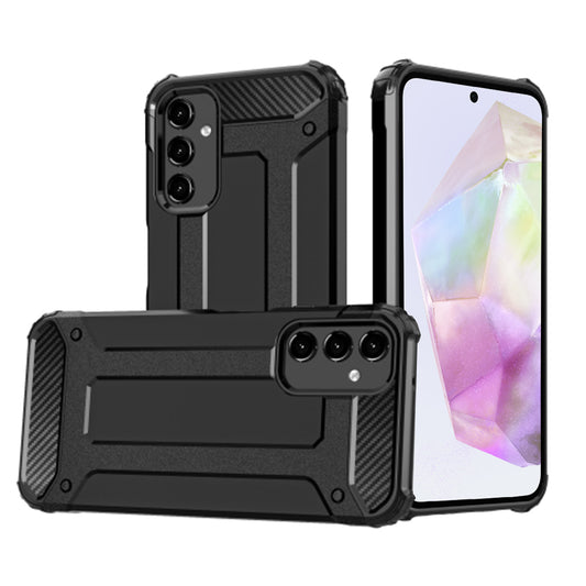 Etui na Samsung Galaxy A35 5G A356, Techsuit, Hybrid Armor, czarne