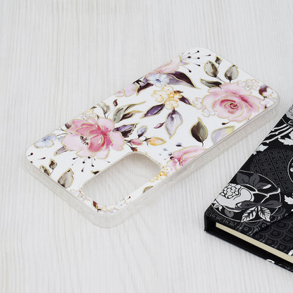 Etui na Samsung Galaxy A35 5G A356, Techsuit, Marble, Białe
