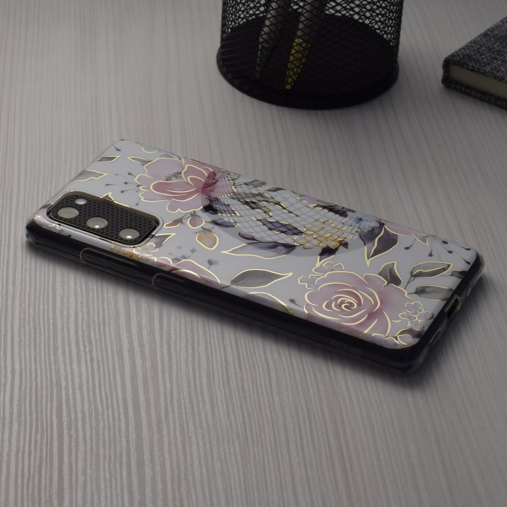 Etui na Samsung Galaxy A35 5G A356, Techsuit, Marble, Białe