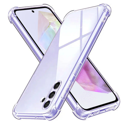 Case for Samsung Galaxy A35 5G A356, Techsuit, Shockproof Clear, Transparent