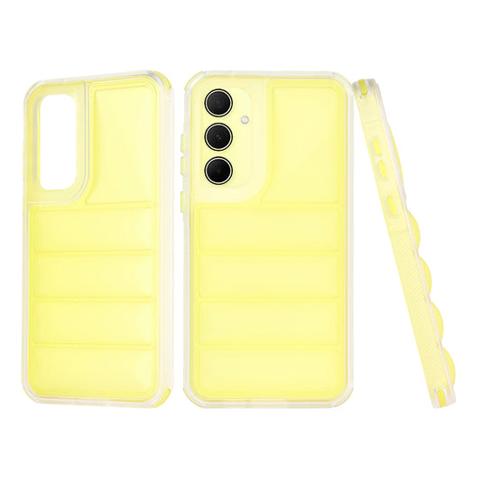 Etui na Samsung Galaxy A35 5G A356, Techsuit, Wave Shield, Żółte
