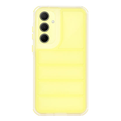 Case for Samsung Galaxy A35 5G A356, Techsuit, Wave Shield, Yellow