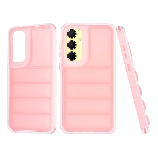 Etui na Samsung Galaxy A35 5G A356, Techsuit, Wave Shield, Różowe