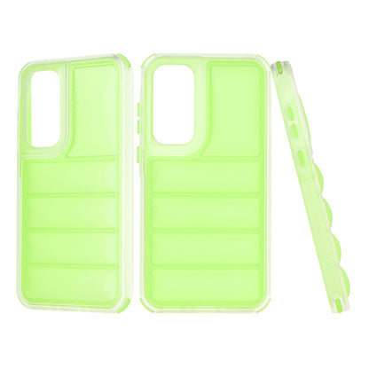 Etui na Samsung Galaxy A35 5G A356, Techsuit, Wave Shield, Zielony