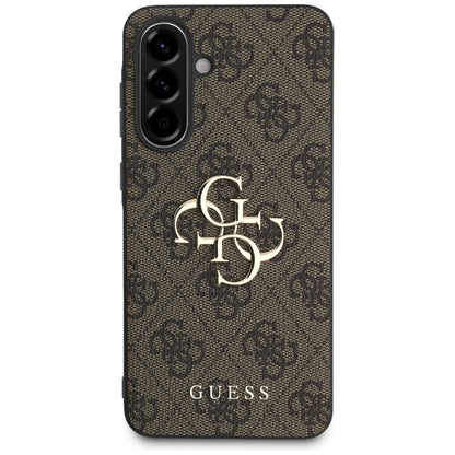 Etui na Samsung Galaxy A36 A366, Guess, 4G Big Logo, Brązowy