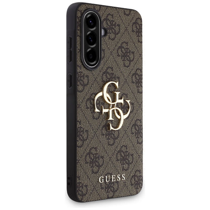 Etui na Samsung Galaxy A36 A366, Guess, 4G Big Logo, Brązowy