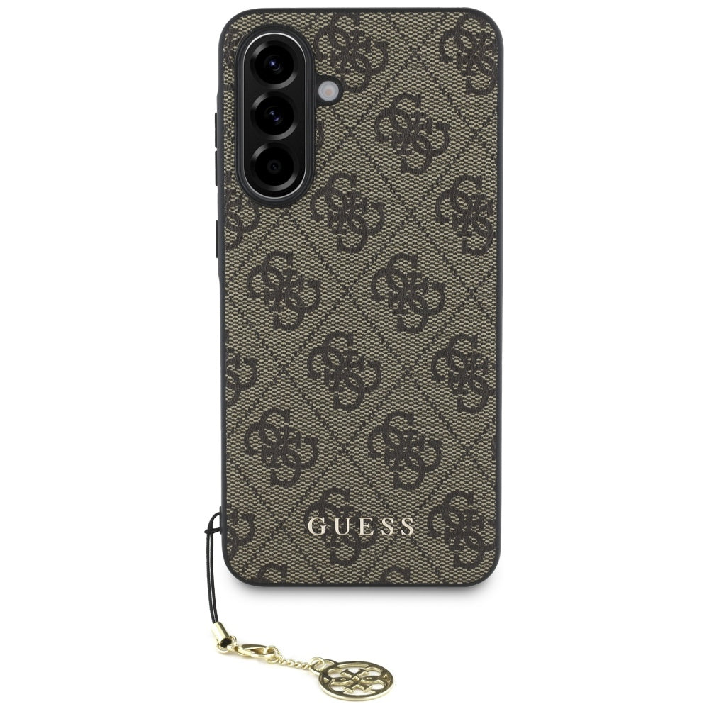 Etui na Samsung Galaxy A36 A366, Guess, 4G Charm, Brązowy