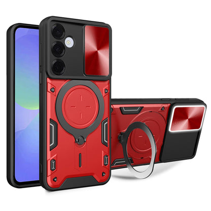 Etui na Samsung Galaxy A36 A366, Techsuit, CamGuard Pro, Czerwone