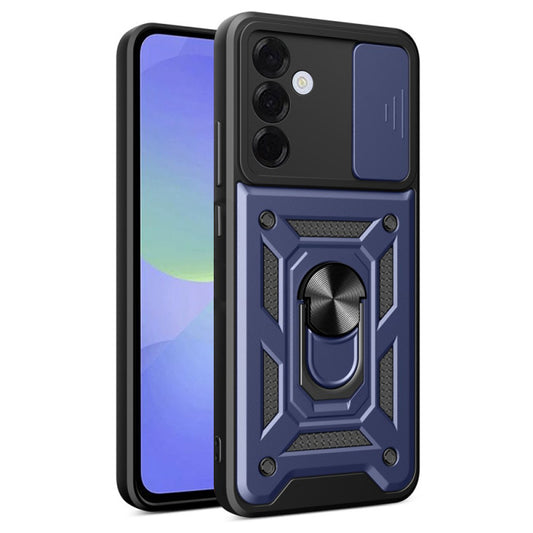 Etui na Samsung Galaxy A36 A366, Techsuit, CamShield, Niebieskie