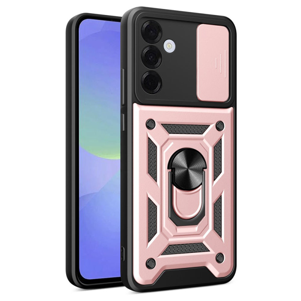 Etui na Samsung Galaxy A36 A366, Techsuit, CamShield, Różowe