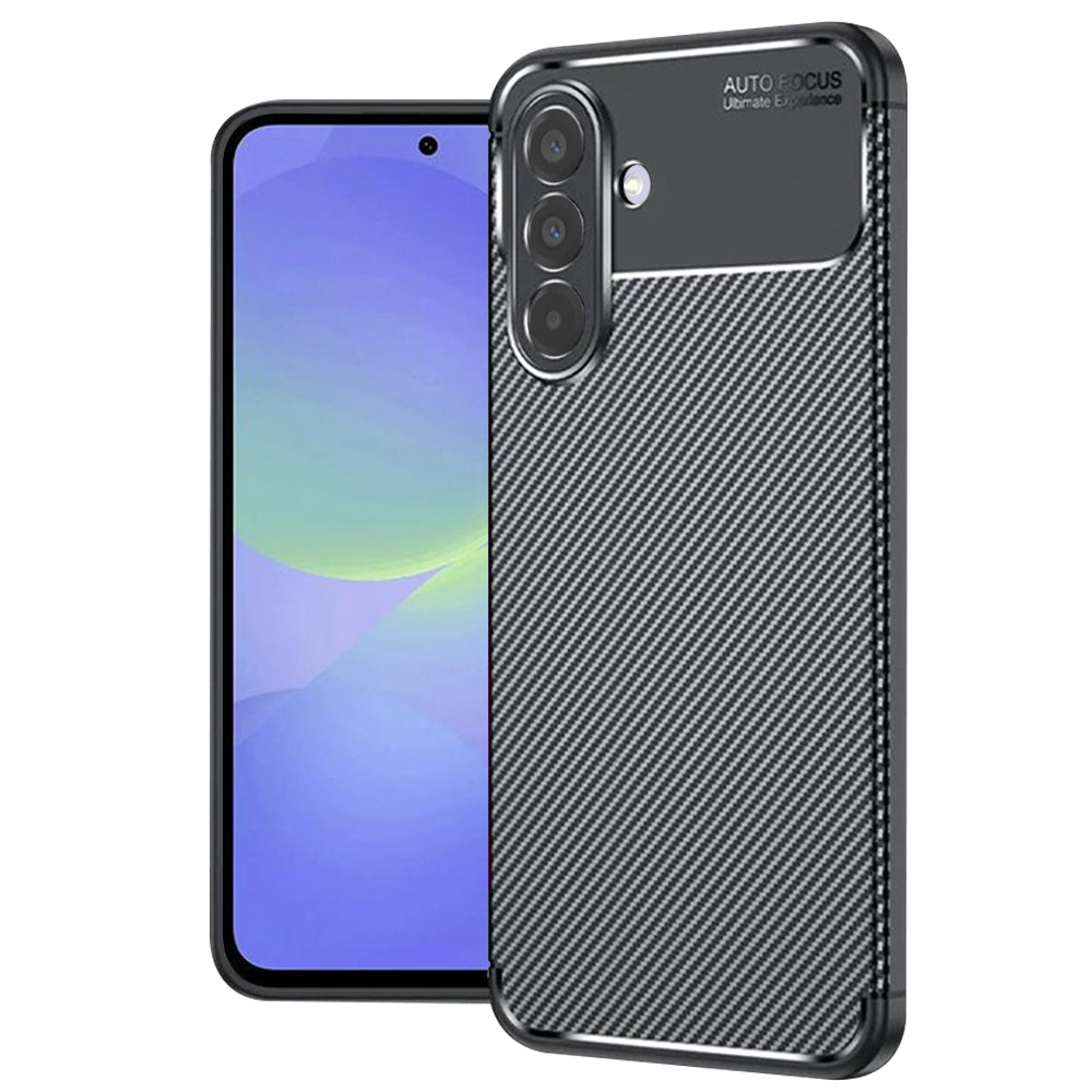 Etui na Samsung Galaxy A36 A366, Techsuit, CarbonFiber, czarne
