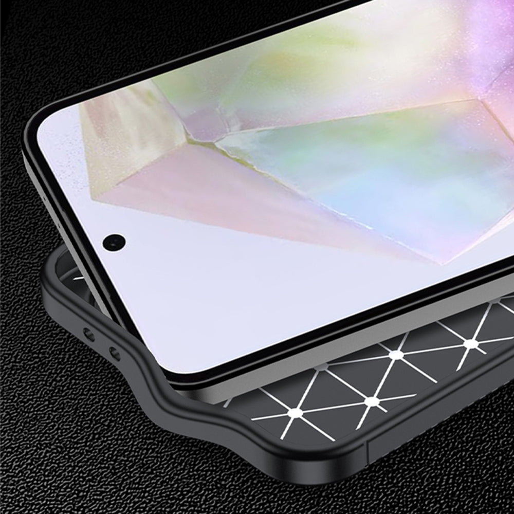 Etui na Samsung Galaxy A36 A366, Techsuit, CarbonFiber, czarne
