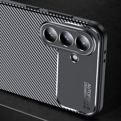 Etui na Samsung Galaxy A36 A366, Techsuit, CarbonFiber, czarne