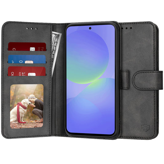 Etui na Samsung Galaxy A36 A366, Techsuit, Diary Book, czarne