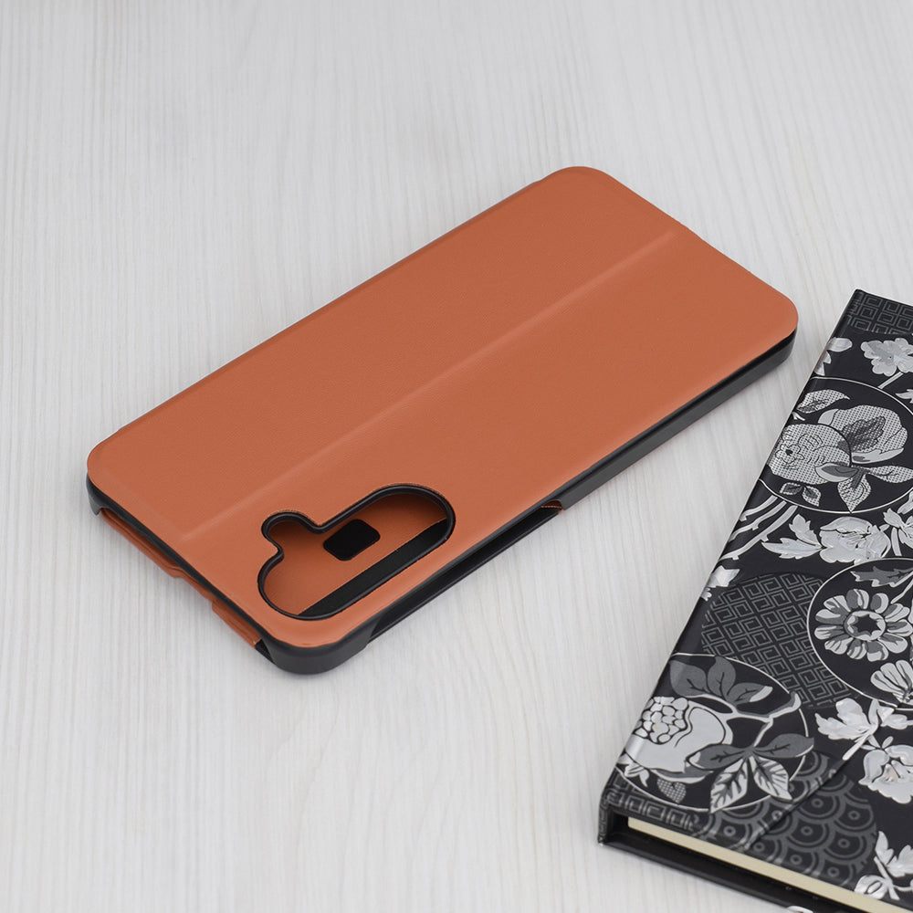 Etui na Samsung Galaxy A36 A366, Techsuit, eFold, Pomarańczowe