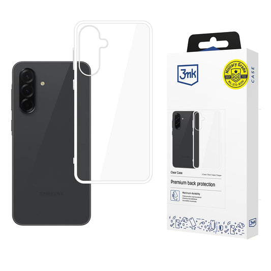 Etui na Samsung Galaxy A37 5G, 3MK, Clear, Przezroczyste