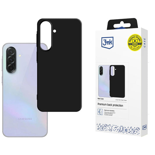 Etui do Samsung Galaxy A37 5G, 3MK, Czarny Matowy