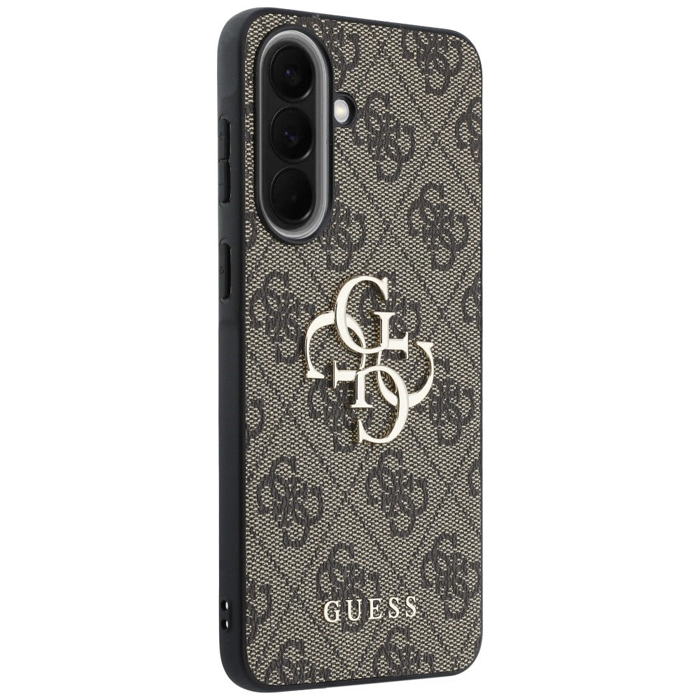 Etui na Samsung Galaxy A37 5G, Guess, 4G Big Logo, Brązowe