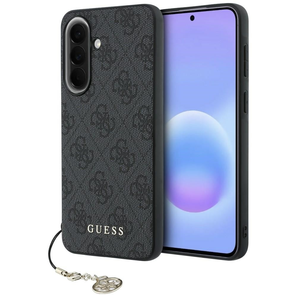 Etui na Samsung Galaxy A37 5G, Guess, 4G Classic Logo Charm, czarne