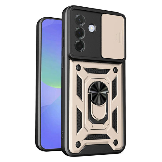 Etui na Samsung Galaxy A37 5G, Techsuit, CamShield, Złote