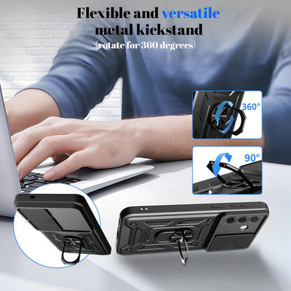 Etui na Samsung Galaxy A37 5G, Techsuit, CamShield, Zielony