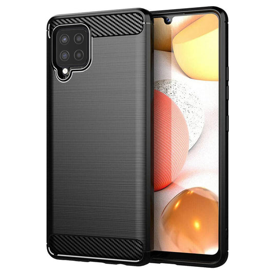 Etui na Samsung Galaxy A42 5G A426, Techsuit, Carbon, Czarny