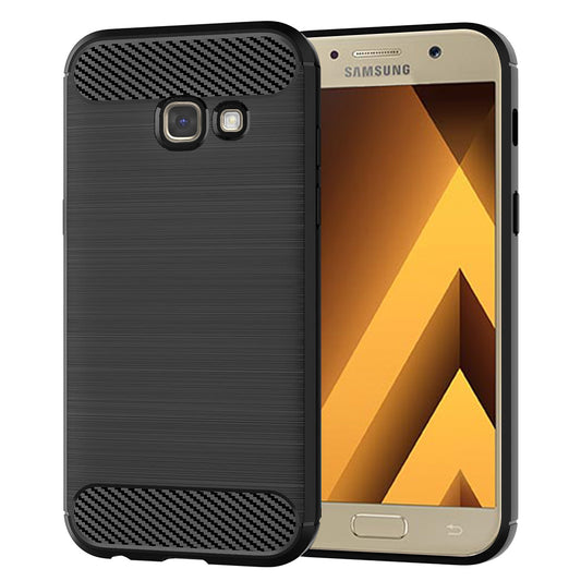 Etui na Samsung Galaxy A5 (2017) A520, Techsuit, Carbon, Czarny
