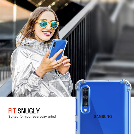 Etui na Samsung Galaxy A50s A507 / A30s A307 / A50 A505, Techsuit, odporne na wstrząsy, przezroczyste