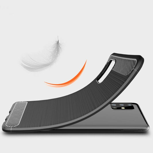 Etui na Samsung Galaxy A51 A515, Techsuit, Carbon, Czarny