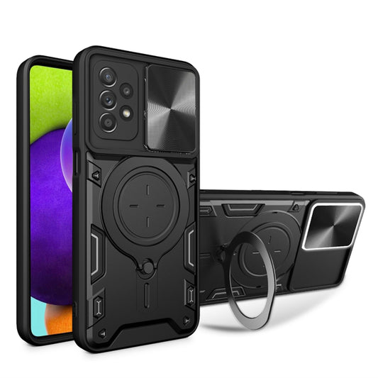 Etui na Samsung Galaxy A52s 5G A528 / A52 5G A526 / A52 A525, Techsuit, CamGuard Pro, czarne