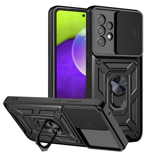 Etui na Samsung Galaxy A52s 5G A528 / A52 5G A526 / A52 A525, Techsuit, CamShield, czarne