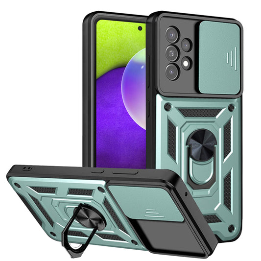 Etui na Samsung Galaxy A52s 5G A528 / A52 5G A526 / A52 A525, Techsuit, CamShield, Zielony
