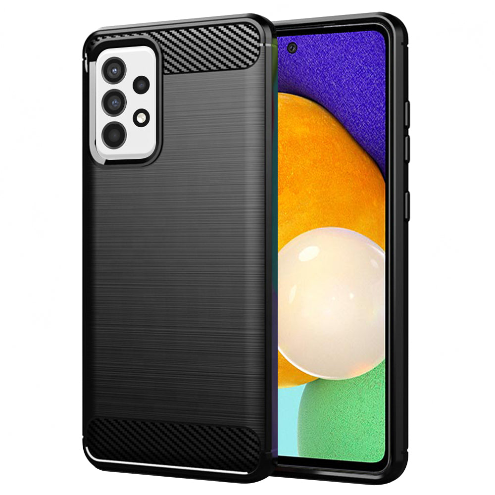 Case for Samsung Galaxy A52s 5G A528 / A52 5G A526 / A52 A525, Techsuit, Carbon, Black